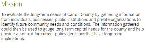 Carroll 2030 Mission 