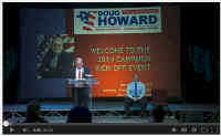 Doug Howard fundraiser, Dec. 2013