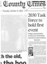 2030 Task Force to hold First Event